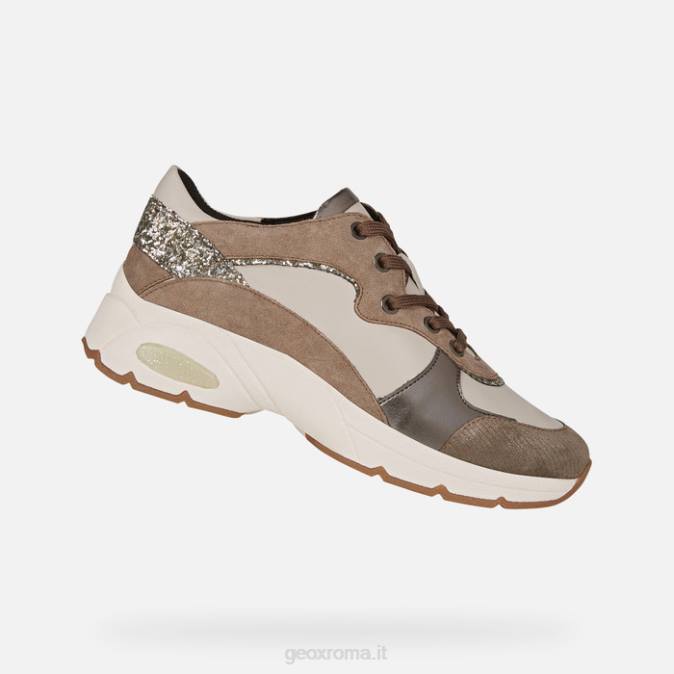 ogni ora donna FX0W245 ghiaccio/beige scuro Geox