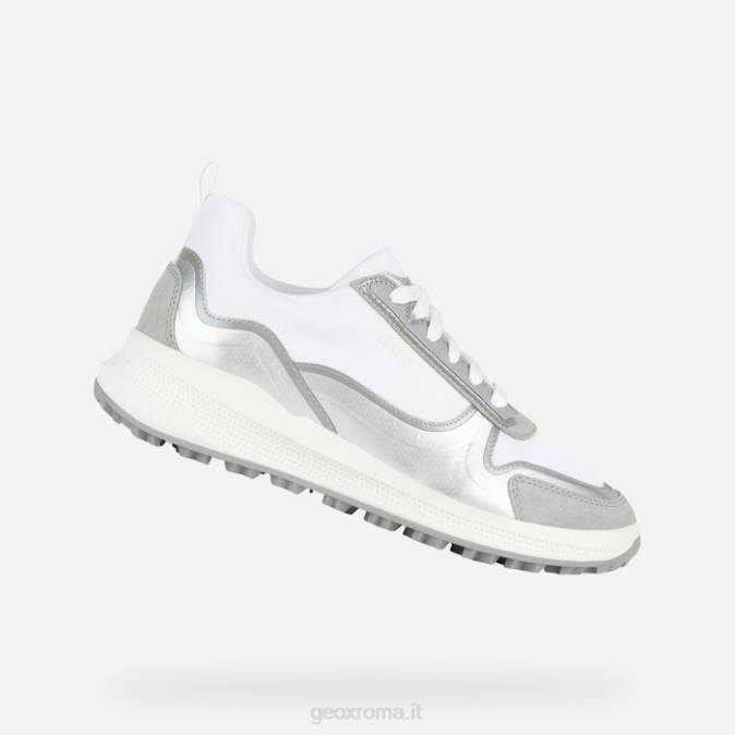 pg1x donna FX0W1700 grigio chiaro/bianco Geox