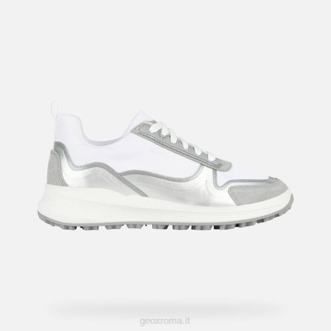 pg1x donna FX0W1700 grigio chiaro/bianco Geox