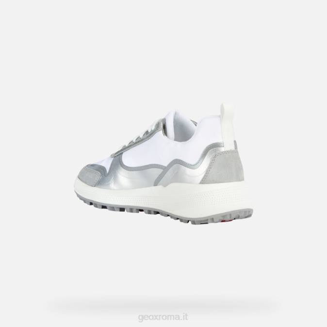 pg1x donna FX0W1700 grigio chiaro/bianco Geox