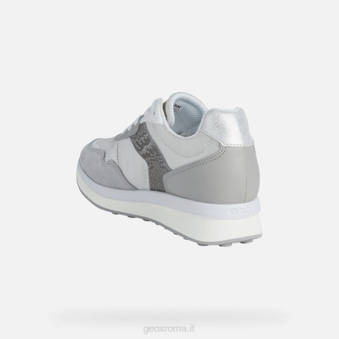 runntix donna FX0W381 argento/grigio chiaro Geox