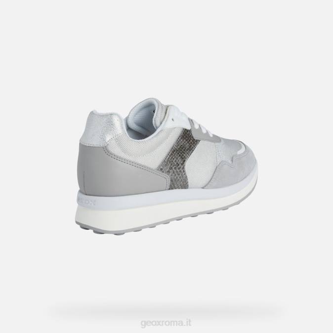 runntix donna FX0W381 argento/grigio chiaro Geox