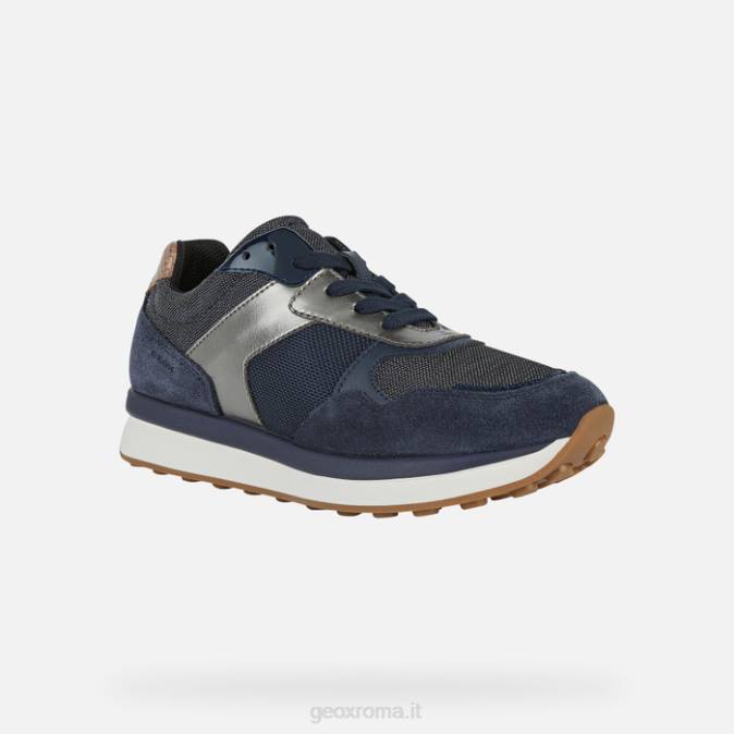 runntix donna FX0W382 jeans scuri Geox