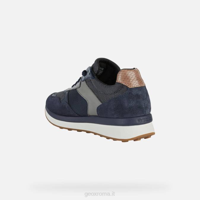 runntix donna FX0W382 jeans scuri Geox