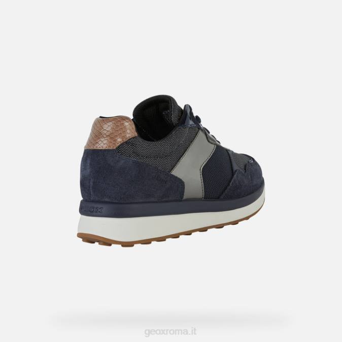 runntix donna FX0W382 jeans scuri Geox