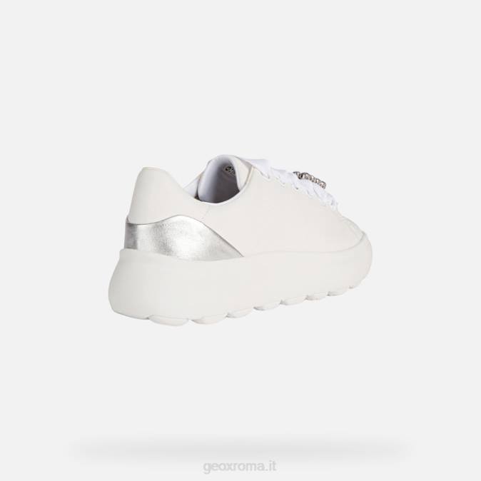 sferica ec4.1 donna FX0W267 bianco/argento Geox