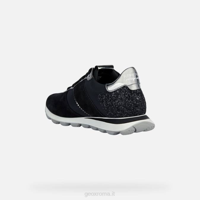 sferica vseries donna FX0W1659 nero/pistola Geox