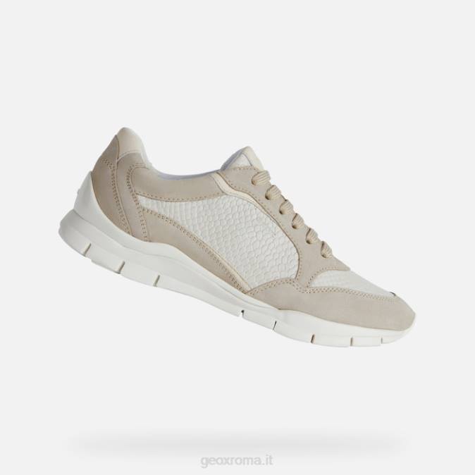 sukie donna FX0W181 tortora chiaro/crema Geox