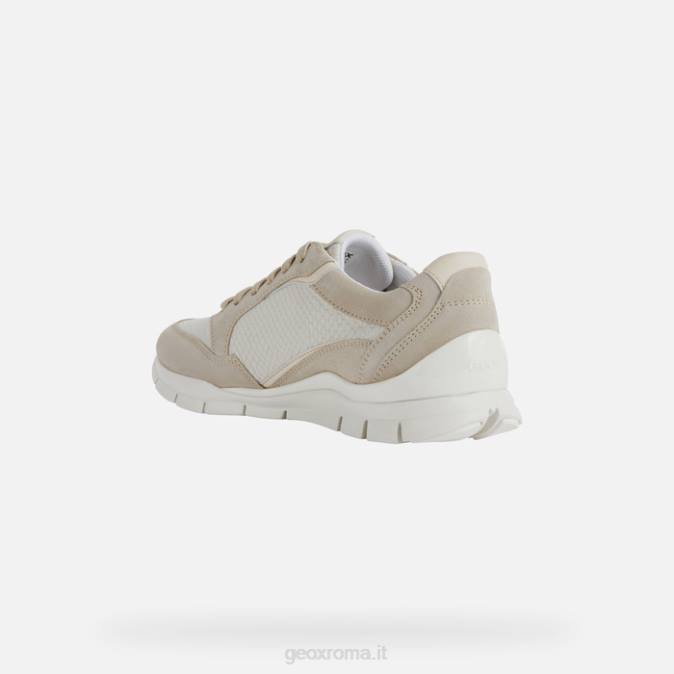 sukie donna FX0W181 tortora chiaro/crema Geox