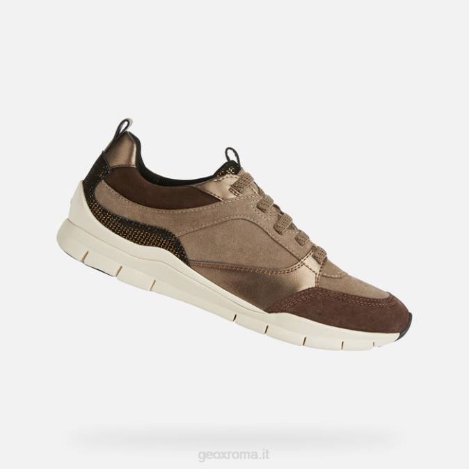sukie donna FX0W294 caffè/beige scuro Geox