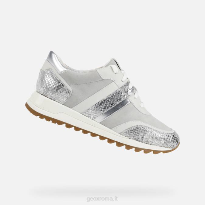 tabelia donna FX0W323 bianco/argento Geox