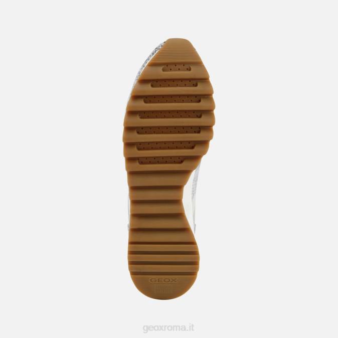 tabelia donna FX0W323 bianco/argento Geox