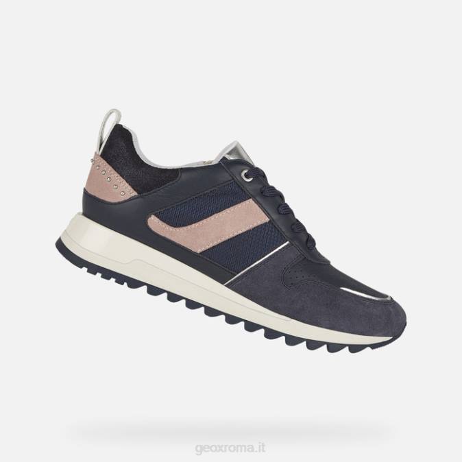 tabelia donna FX0W373 dk jeans/rosa antico Geox