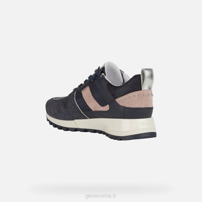 tabelia donna FX0W373 dk jeans/rosa antico Geox