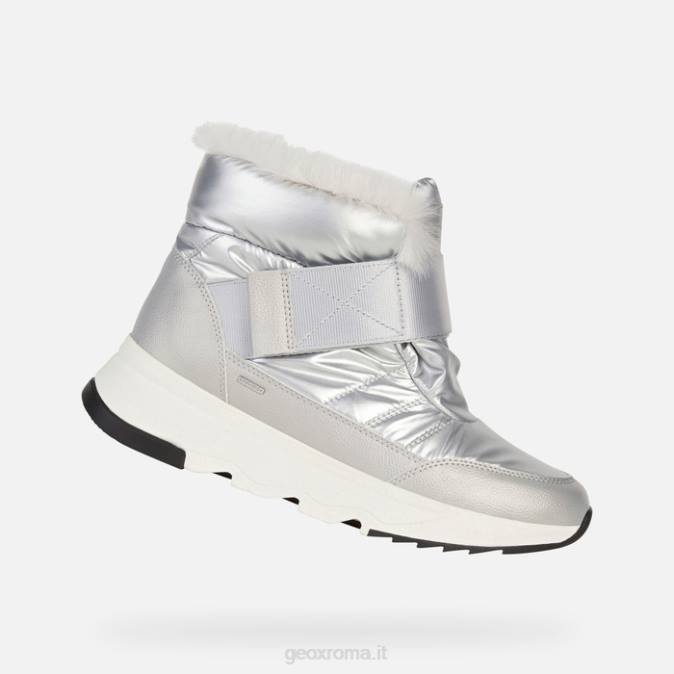 falena abx donna FX0W1703 argento/grigio chiaro Geox