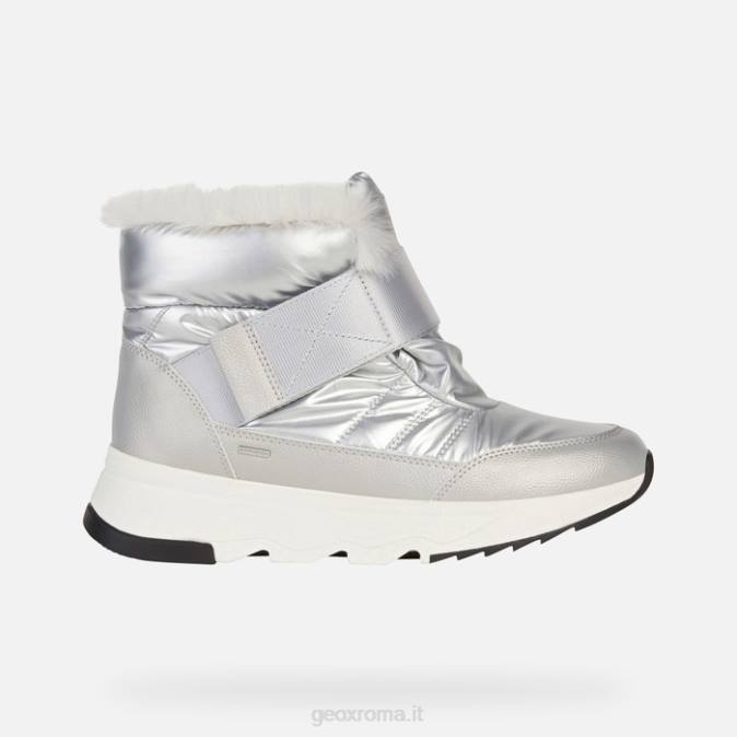 falena abx donna FX0W1703 argento/grigio chiaro Geox