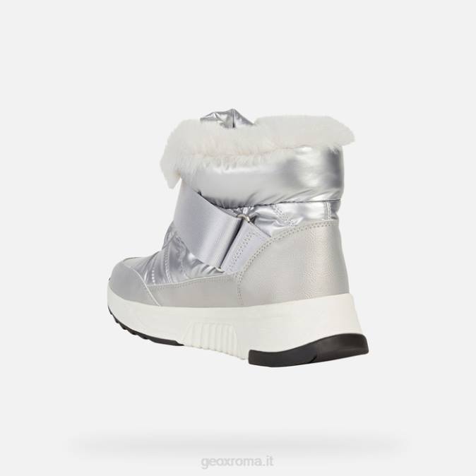 falena abx donna FX0W1703 argento/grigio chiaro Geox