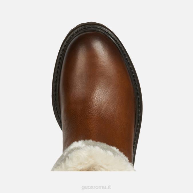 donna iridea FX0W221 cognac Geox