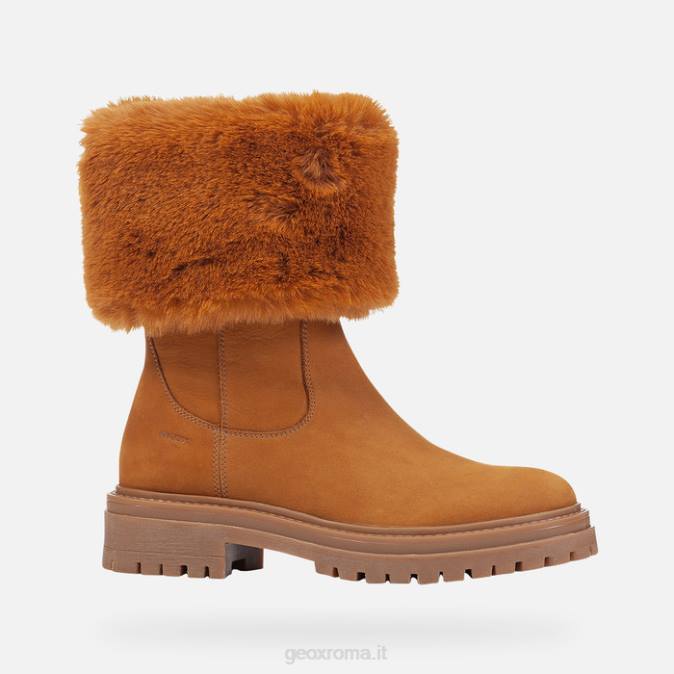 donna iridea FX0W361 cognac Geox