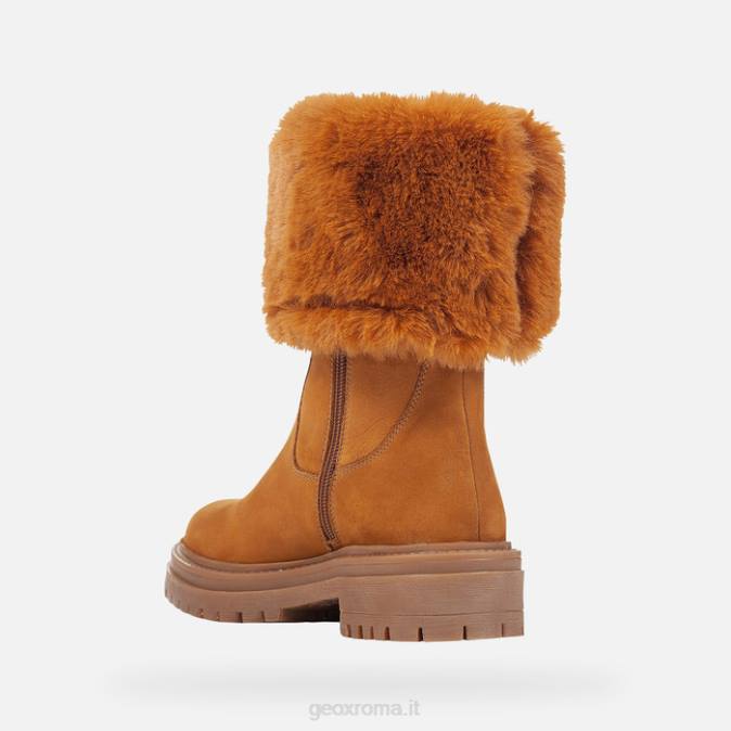 donna iridea FX0W361 cognac Geox