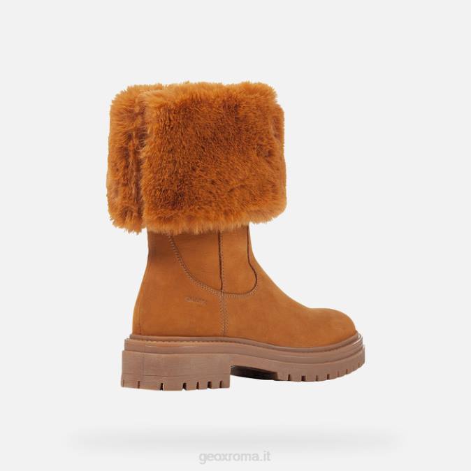 donna iridea FX0W361 cognac Geox