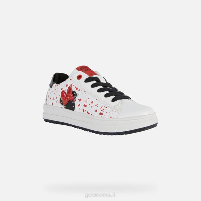 ragazza rebecca FX0W1235 bianco nero Geox