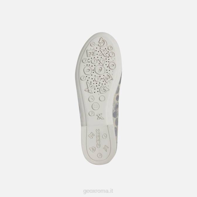plié ragazza FX0W1196 beige/platino Geox