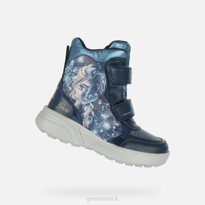 ragazza sveggen abx FX0W1097 blu scuro/platino Geox