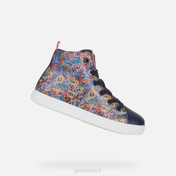 kate ragazza FX0W1146 marina/fucsia Geox