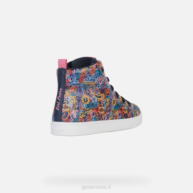 kate ragazza FX0W1146 marina/fucsia Geox