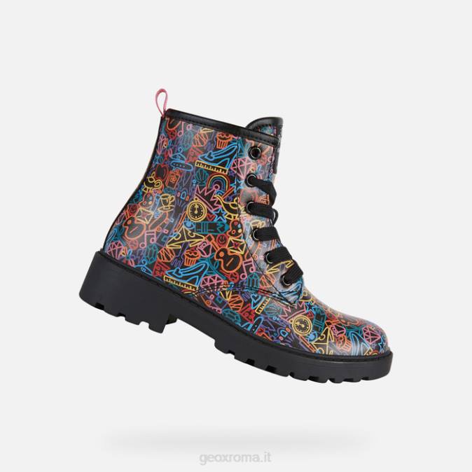 ragazza casey FX0W1200 nero/multicolore Geox