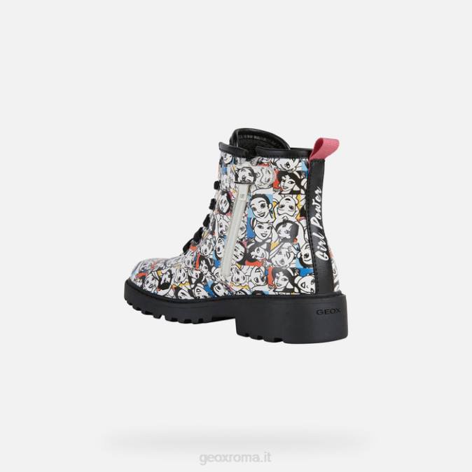 ragazza casey FX0W1201 bianco/multicolore Geox