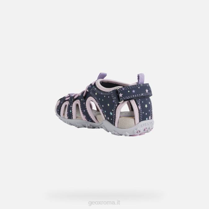 ragazza Rossana FX0W5 marina/rosa Geox