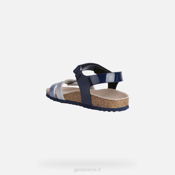 ragazza adriel FX0W1122 marina/argento Geox