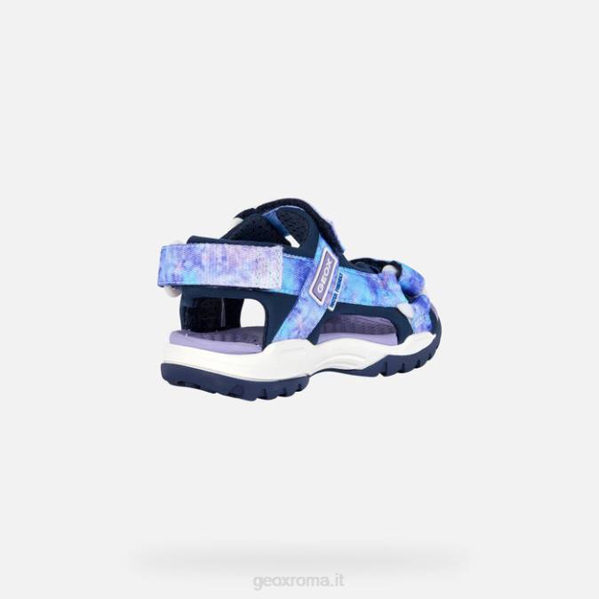 ragazza boreale FX0W1078 blu marino/viola Geox