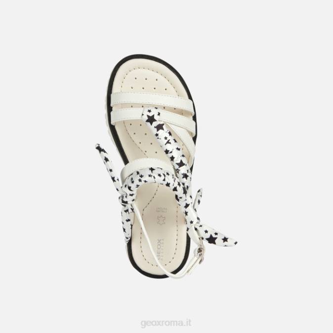 ragazza sandalo starblush FX0W1139 bianco Geox