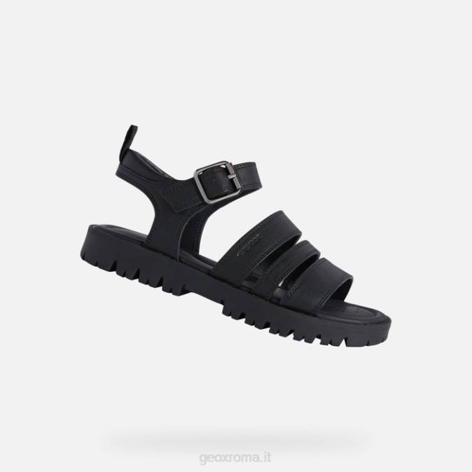 ragazza sandalo starblush FX0W1222 nero Geox