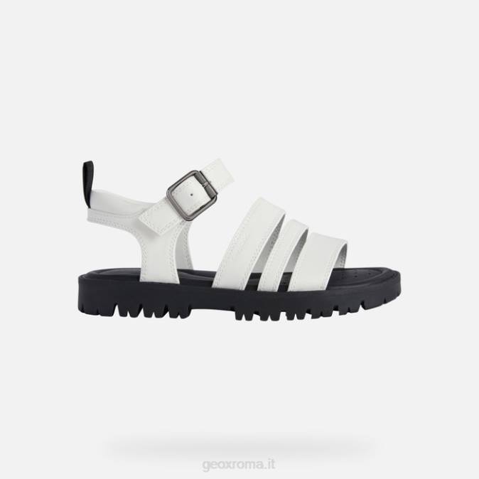 ragazza sandalo starblush FX0W1224 bianco Geox
