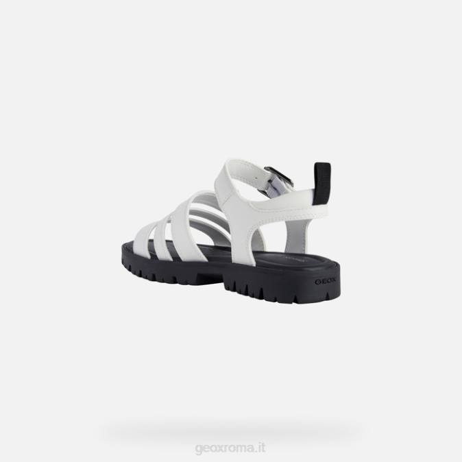 ragazza sandalo starblush FX0W1224 bianco Geox
