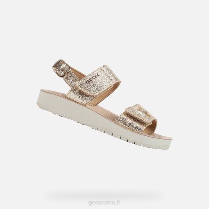 sandalo costarei bambina FX0W1193 oro Geox