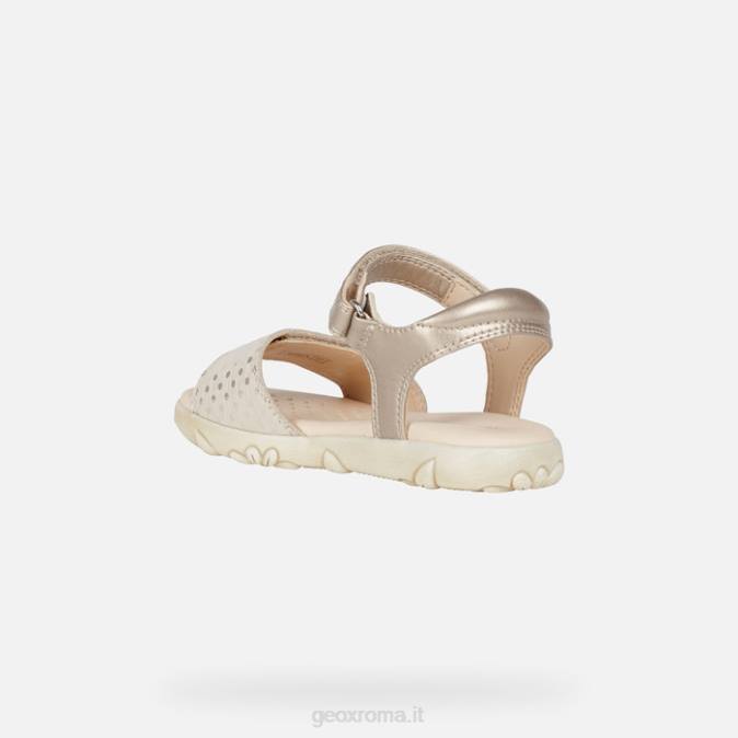 sandalo haiti ragazza FX0W1055 beige Geox