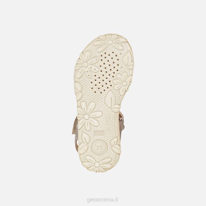 sandalo haiti ragazza FX0W1055 beige Geox