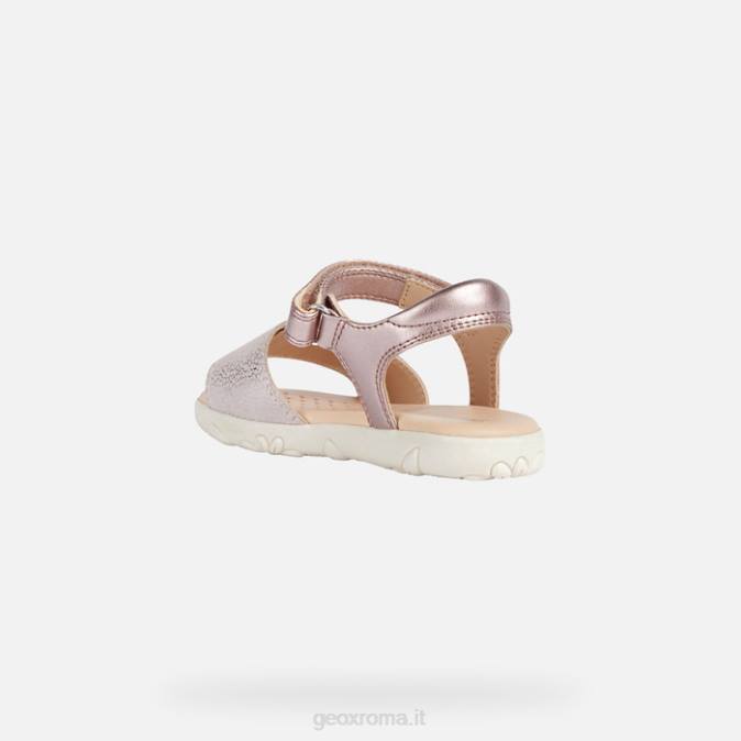 sandalo haiti ragazza FX0W1058 rosa chiaro Geox