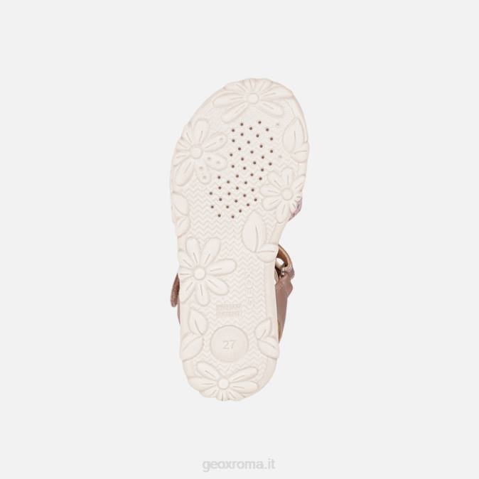 sandalo haiti ragazza FX0W1059 rosa antico Geox