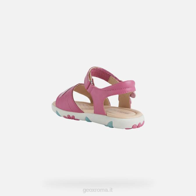 sandalo haiti ragazza FX0W1176 fucsia/rosa scuro Geox