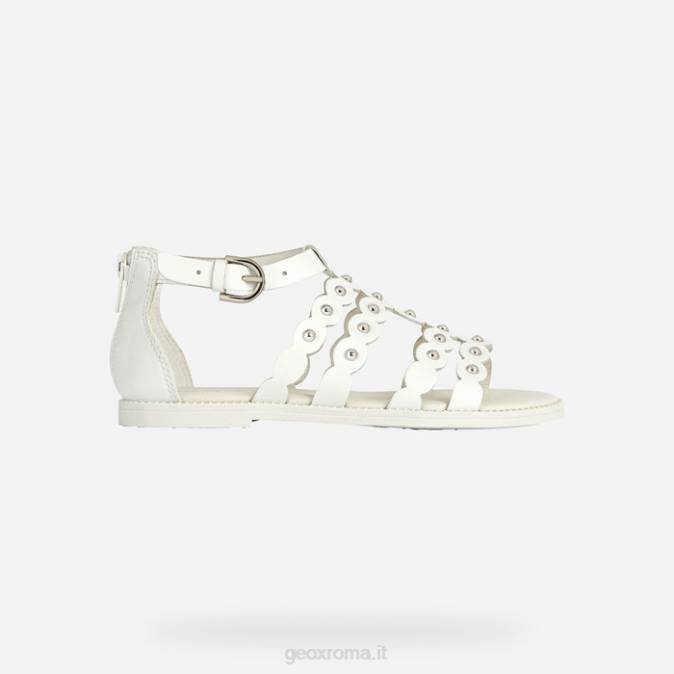 sandalo karly ragazza FX0W1105 bianco Geox