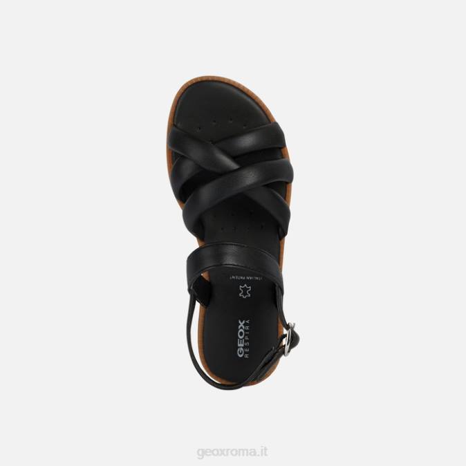 sandalo karly ragazza FX0W1107 nero Geox