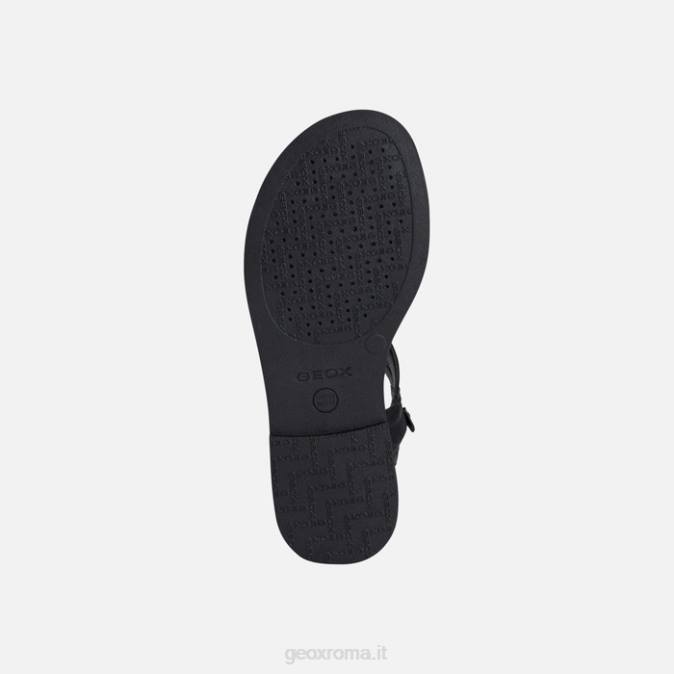 sandalo karly ragazza FX0W1109 nero Geox