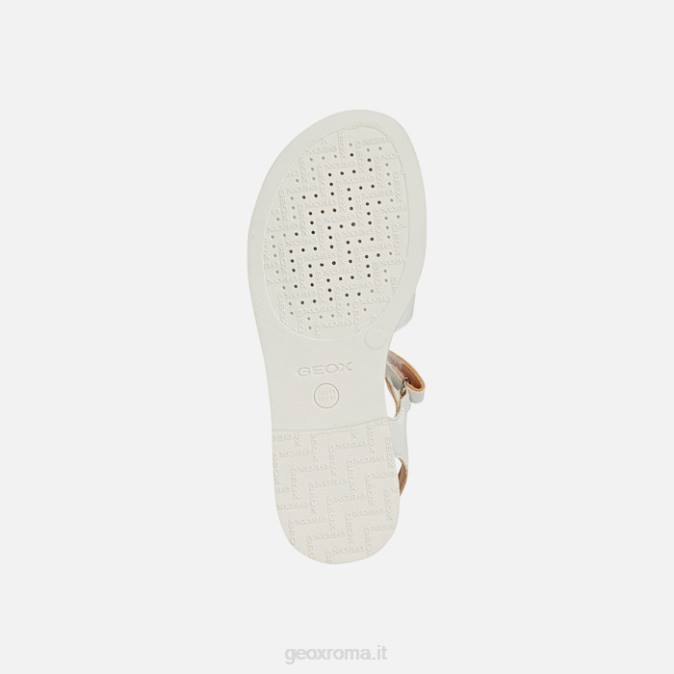 sandalo karly ragazza FX0W1905 bianco Geox