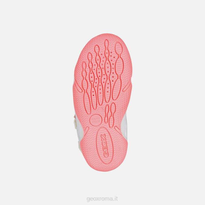 trampoliere junior FX0W1047 fucsia fluo/bianco Geox